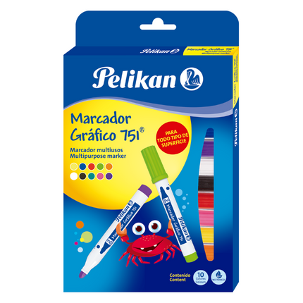Marcador Grafico x10 Pelikan