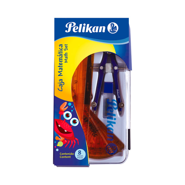 Caja Matematica 8 Piezas Pelikan