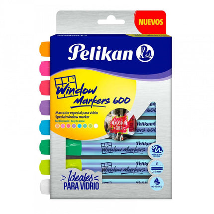 Marcador Para Vidrio x8 Pelikan