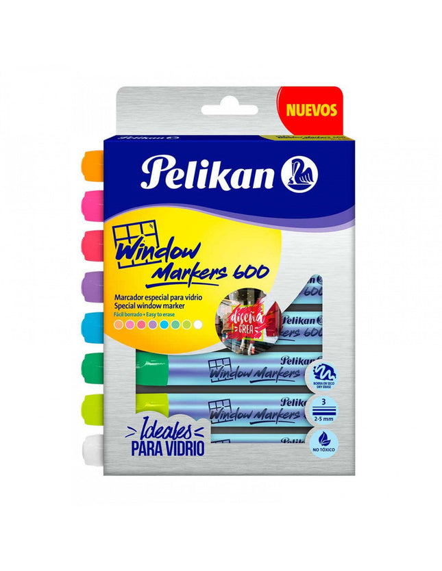 Marcador Para Vidrio x8 Pelikan