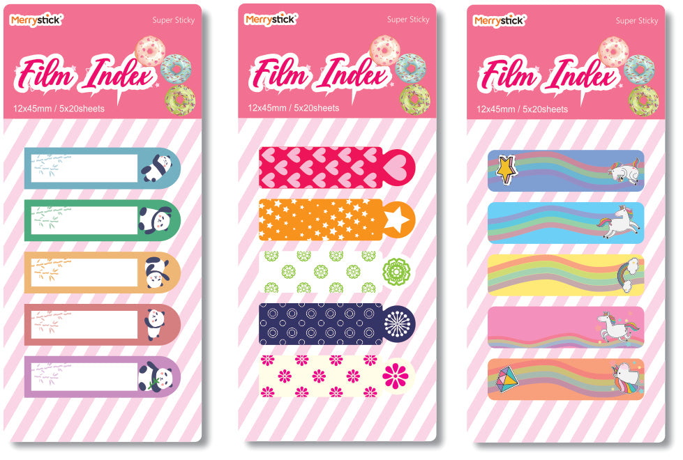 Índices Adhesivos Fashion 5x12 cm 20 Hojas | Oh Box