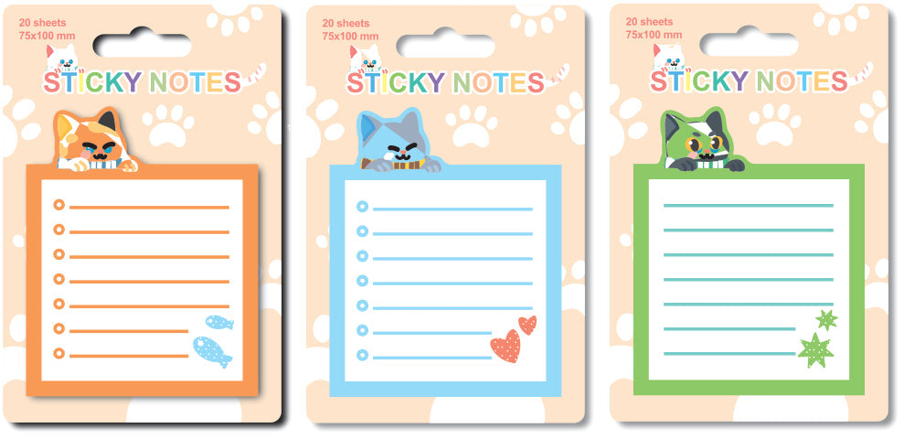 Notas Adhesivas Cuadritos 20 Hojas | Oh Box