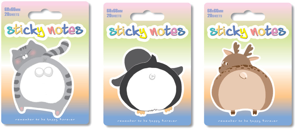 Notas Adhesivas Colitas 20 Hojas | Oh Box