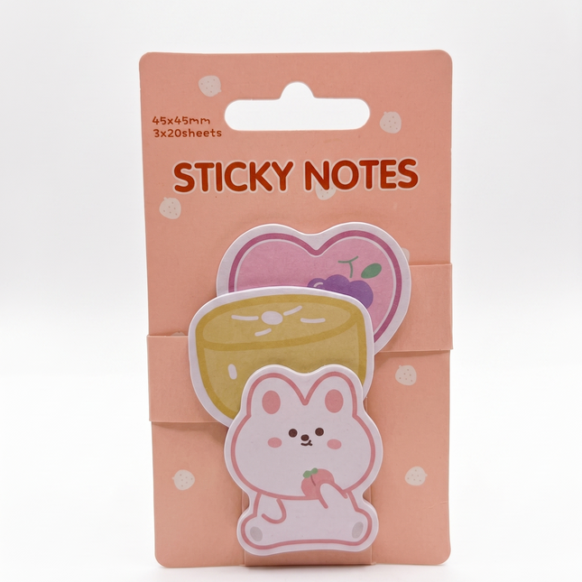 Notas Adhesivas Formas Cute 20 Hojas | Oh Box