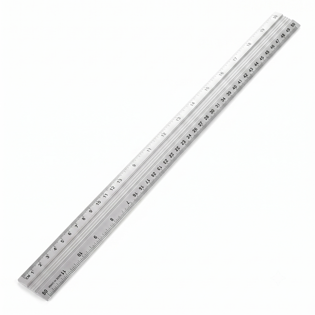 Regla De Aluminio 50 cm | Nessan