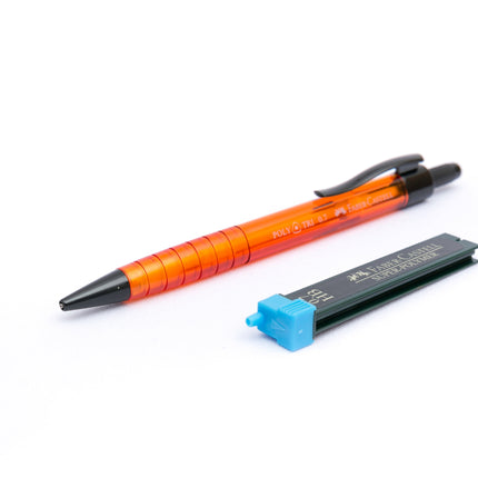 Portaminas Poly Try 0.7 Mm Con Minas Faber Castell
