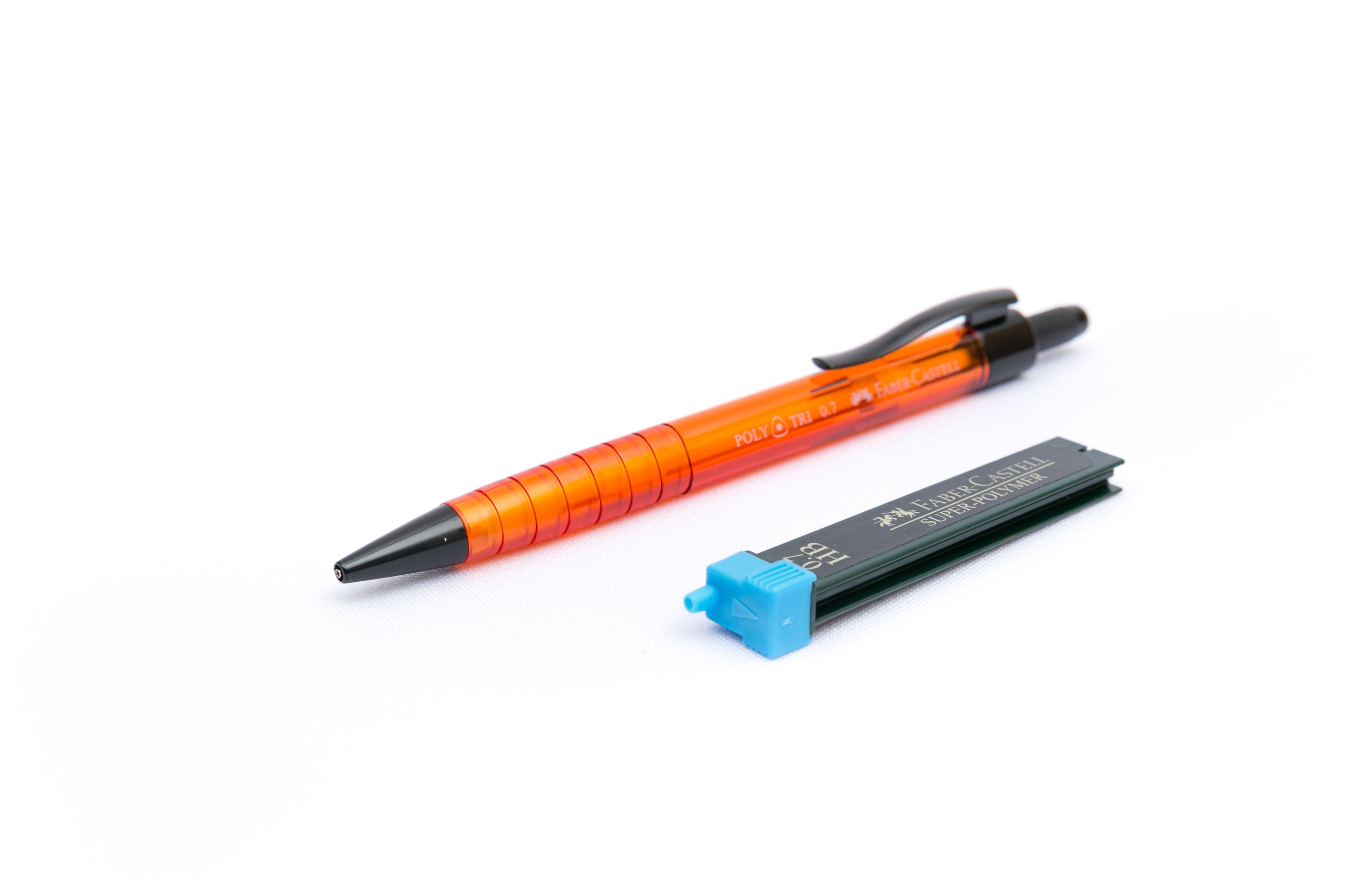 Portaminas Poly Try 0.7 Mm Con Minas Faber Castell