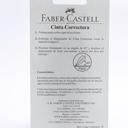 Cinta Correctora Faber Castell