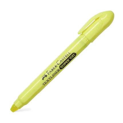 Resaltador Super Gel Amarillo Faber Castell