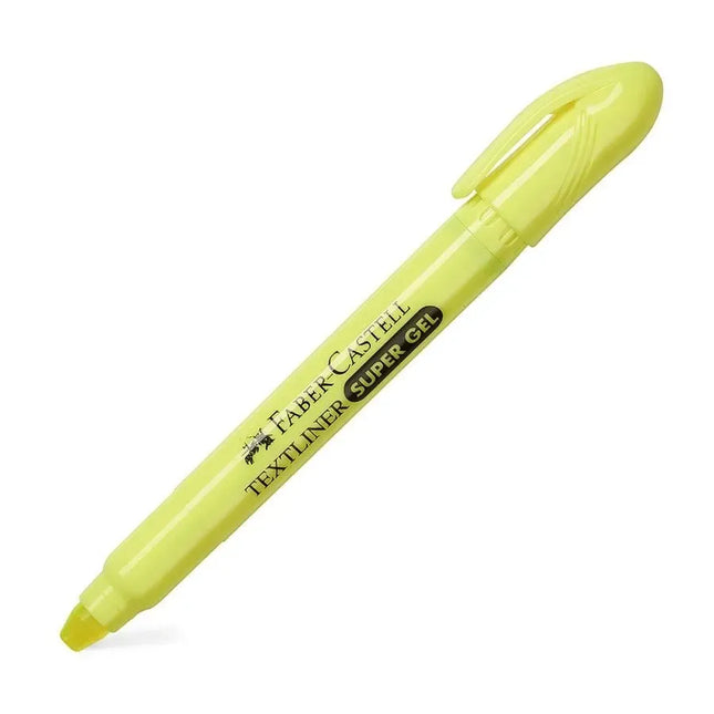 Resaltador Super Gel Amarillo Faber Castell
