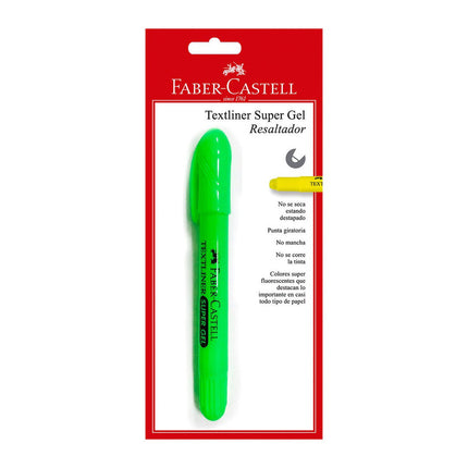 Resaltador Super Gel Verde Faber Castell