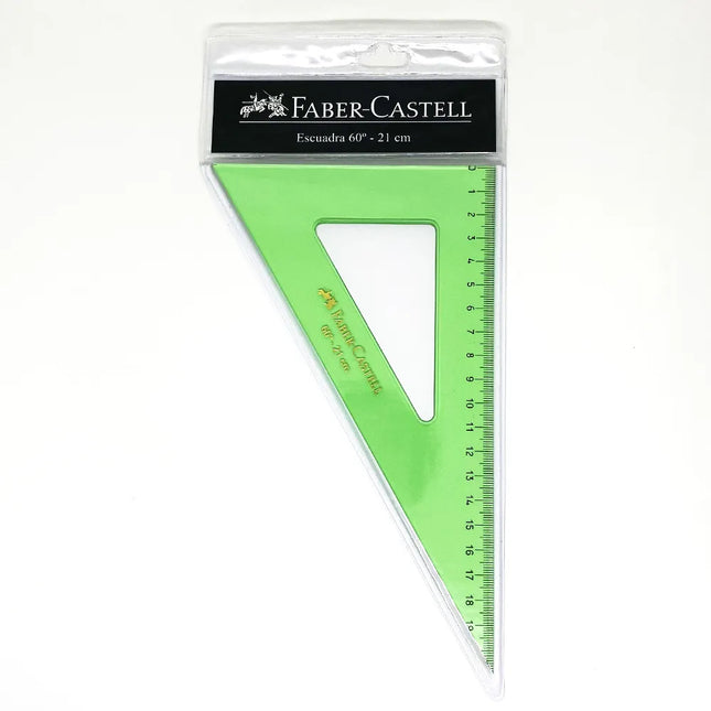 Escuadra 60 Grados 21 Cm Faber Castell