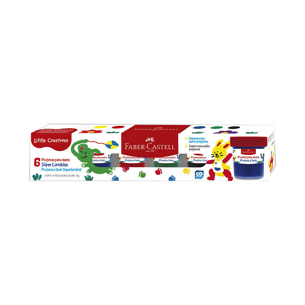 Pintura A Dedo x6 Faber Castell