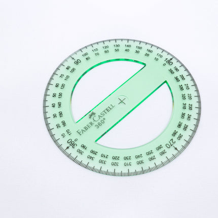 Transportador 360 Grados Faber Castell