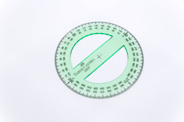 Transportador 360 Grados Faber Castell