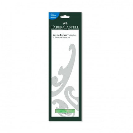 Curvigrafo Verde x3 Faber Castell