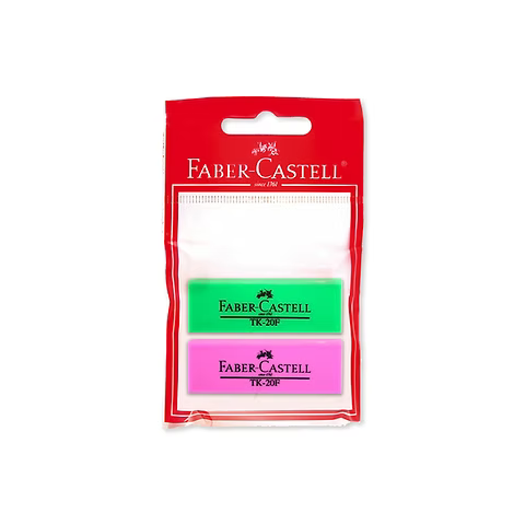 Borrador Fluorescente Tk-20F x2 Faber Castell