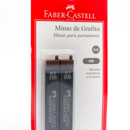 Minas HB 0.5 Mm x2 Faber Castell
