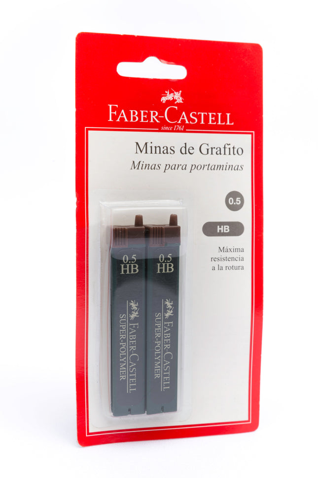 Minas HB 0.5 Mm x2 Faber Castell