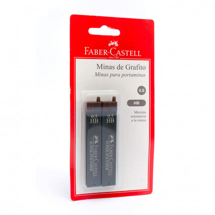 Minas HB 0.5 Mm x2 Faber Castell