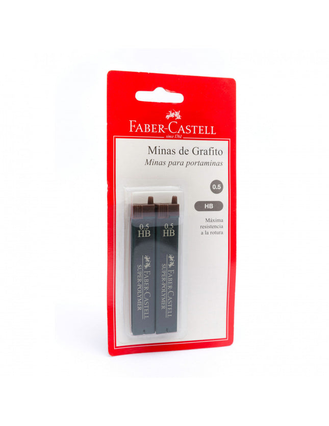 Minas HB 0.5 Mm x2 Faber Castell