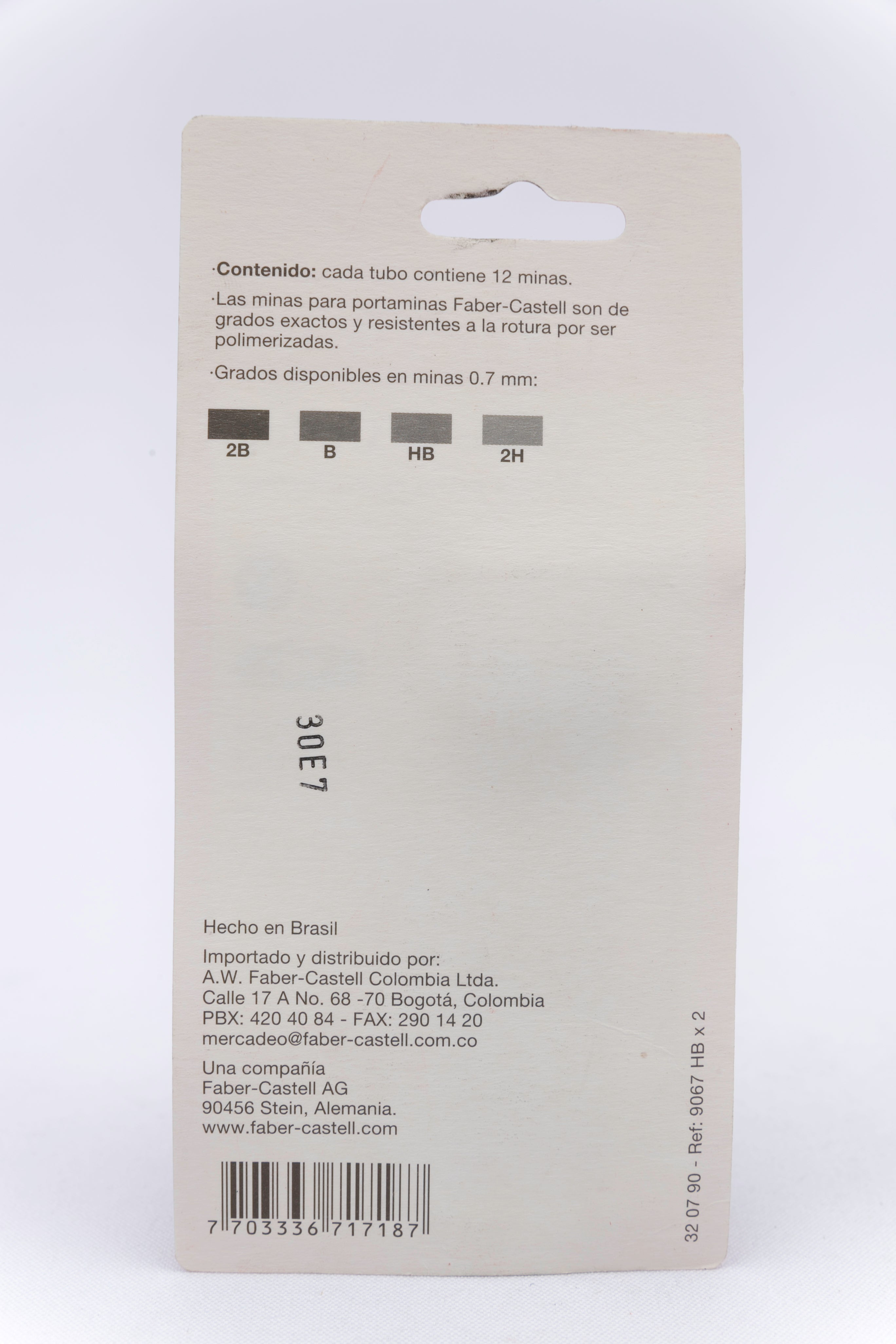 Minas HB 0.7 Mm x2 Faber Castell