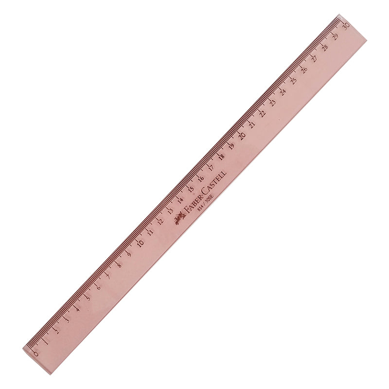Regla Plana 30 Cm Faber Castell