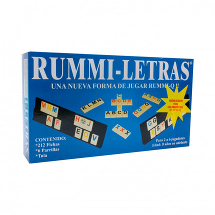 Juego De Mesa Rummi Letras