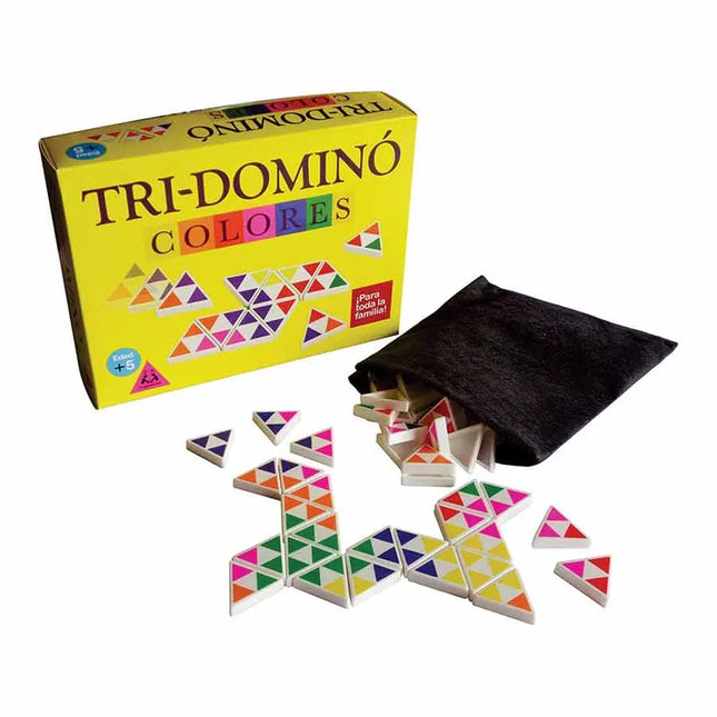Juego De Mesa Tri-Dominó Colores