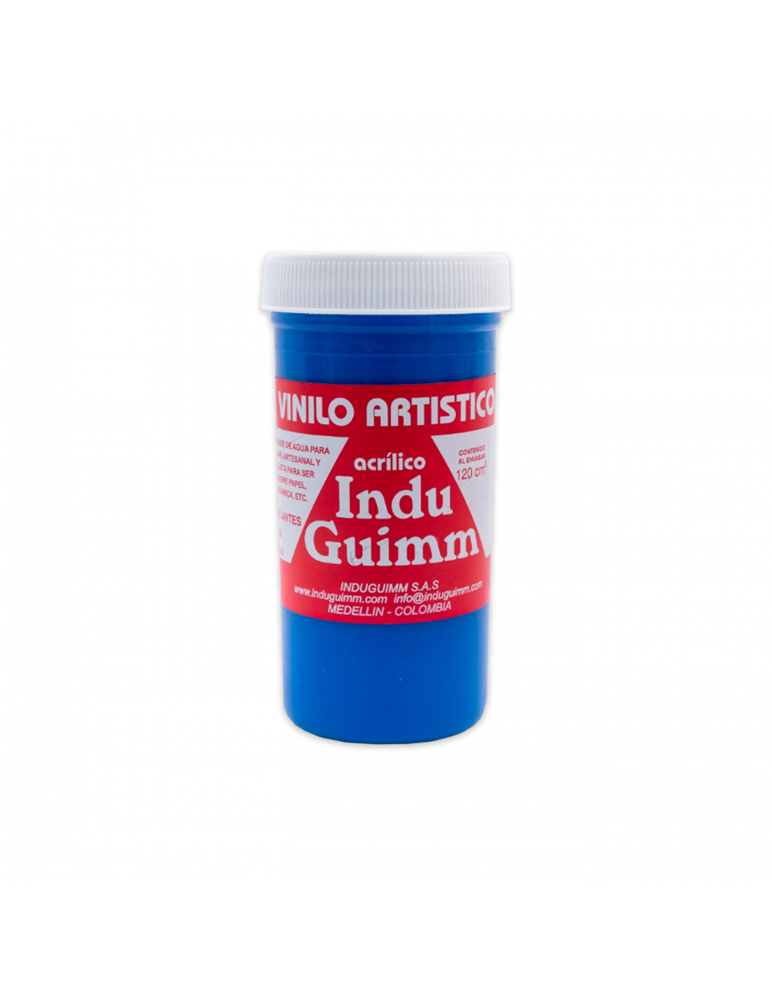 Vinilo Induguimm a base de agua 120cc Azul Oscuro