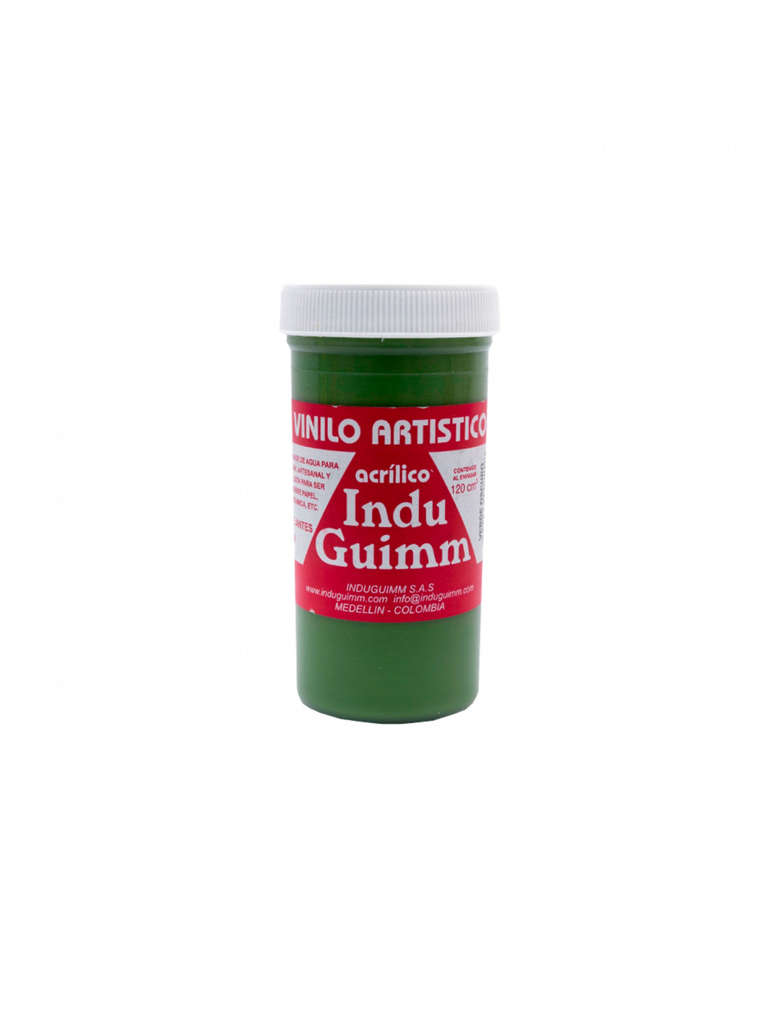 Vinilo Induguimm a base de agua 120cc Verde Oscuro