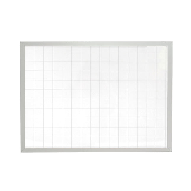 Tablero Acrílico Con Cuadrícula Marco Aluminio 40x60 cm | Artecma