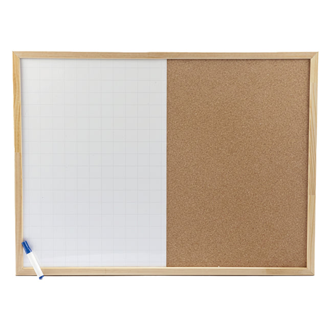 Tablero Mixto Marco Madera 40x60 cm | Artecma