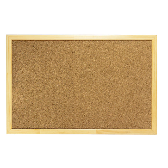 Tablero De Corcho Marco De Madera 40x60 cm | Artecma