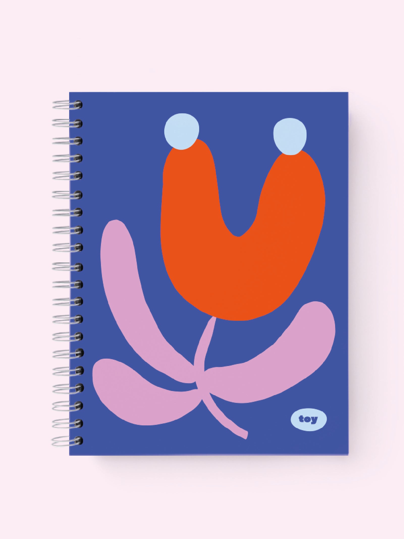 Cuaderno 5 Materias Floral Azul Toy