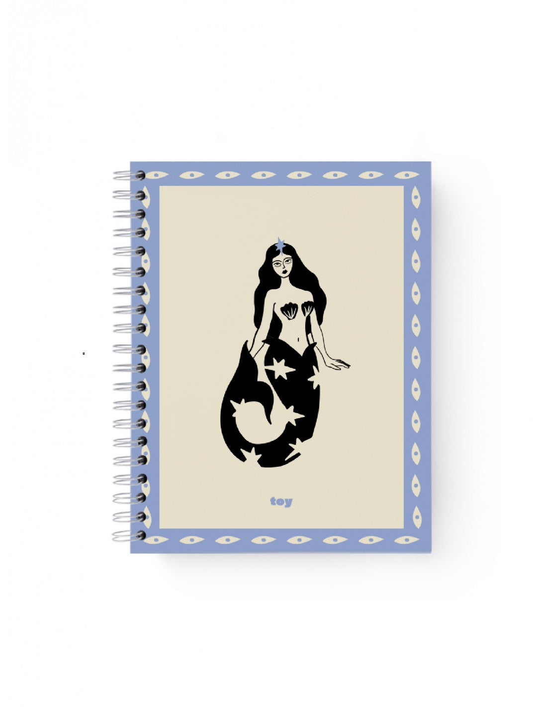 Cuaderno Argollado Grande Luna Sirena Toy