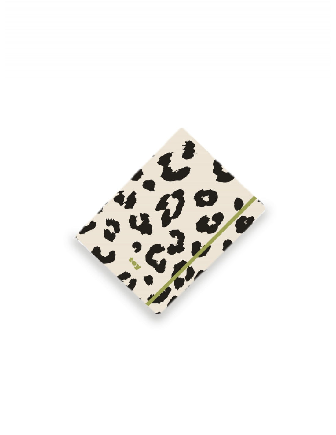 Cuaderno Puntos Animal Print Black