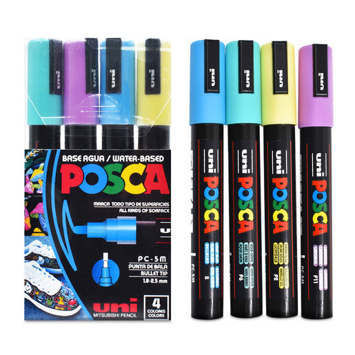 Marcador Acrílico 1.8-2.5 mm Set x4 | Posca