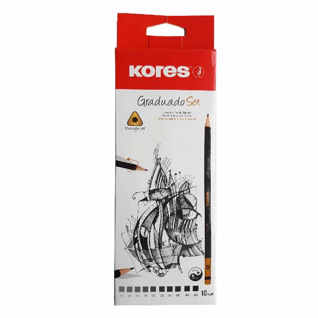 Set Lapices Graduados x10 Kores