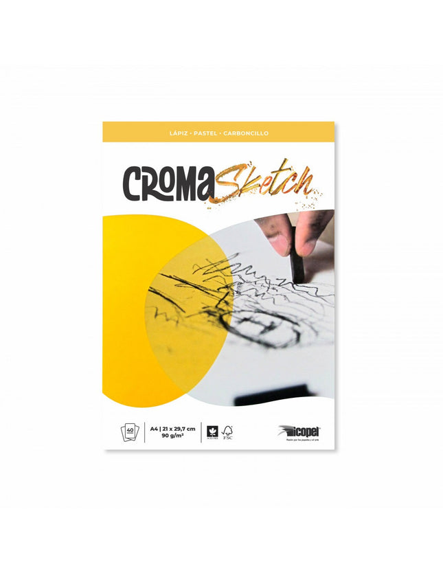 Block Croma Sketch A4 90 gr 40 Hojas | Icopel