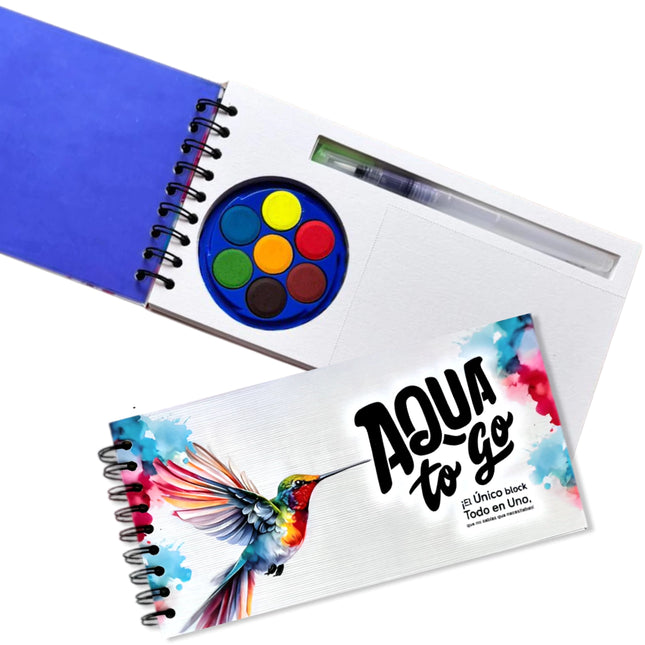 Block Aqua To Go 25 Hojas Con Accesorios | Icopel