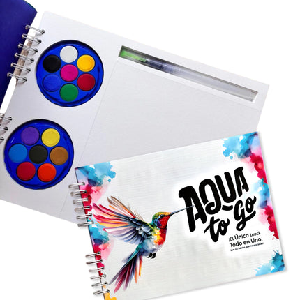 Block Aqua To Go 25 Hojas Con Accesorios | Icopel