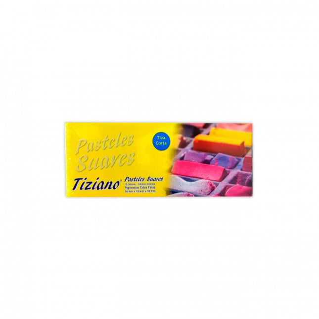 Tizas pastel Tiziano Suave x 12