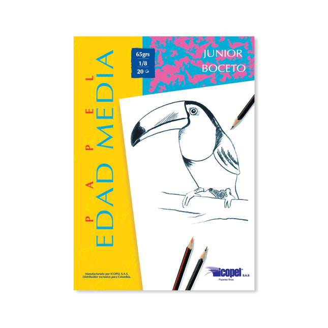 Block Edad Media 65 gr 20 Hojas | Icopel