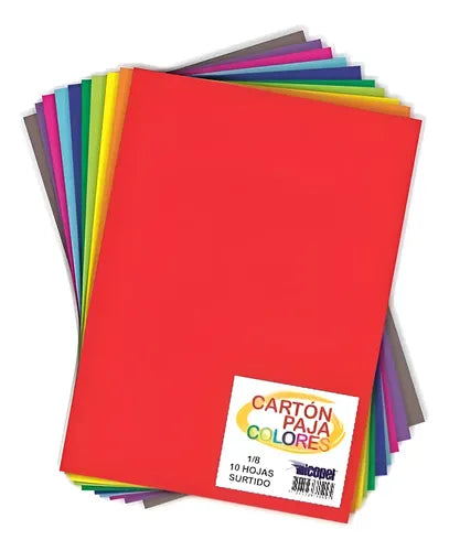 Cartón Paja De Colores Surtidos | Icopel