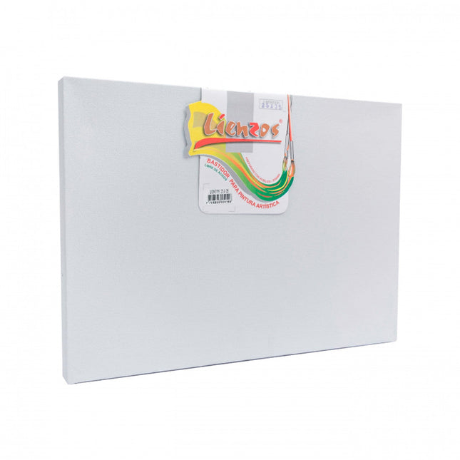 Lienzo para pintar 25 x 35 cm montado en bastidor MDF