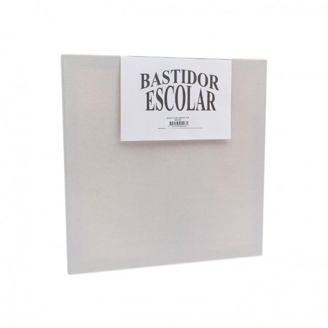 Lienzo escolar cuadrado 25 x 25 cm montado en bastidor

