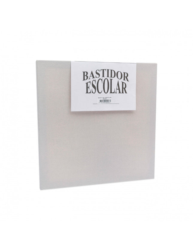 Lienzo escolar cuadrado 25 x 25 cm montado en bastidor

