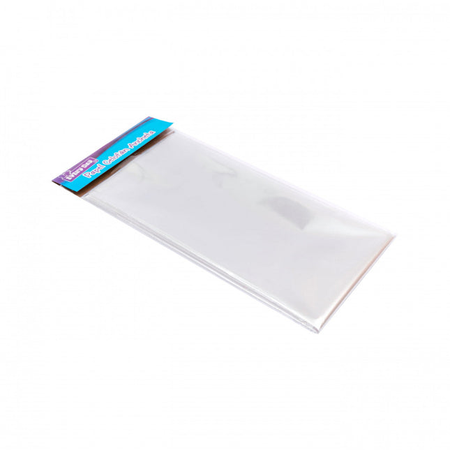 Papel celofán transparente en presentación x3 pliegos, ideal para anchetas, envolturas y uso escolar, sobre fondo blanco.