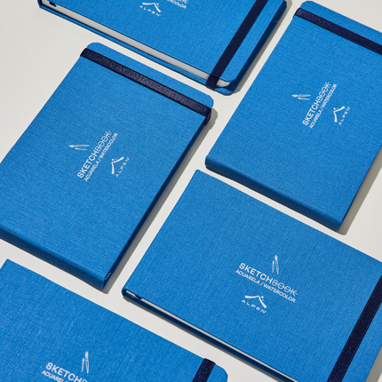 Sketchbook Acuarela 22x14 Cm 24 Hojas Azul Marino | Alpen